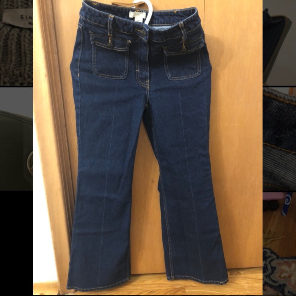H&M wide leg pants, size 4